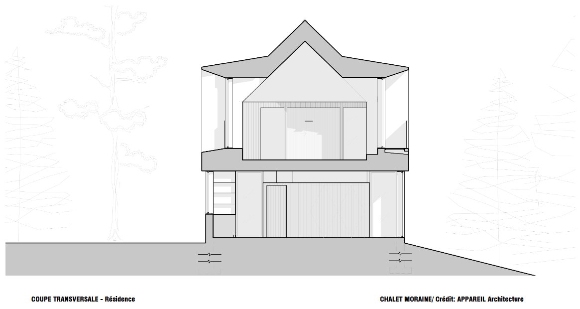 Chalet Moraine upper-floor plan