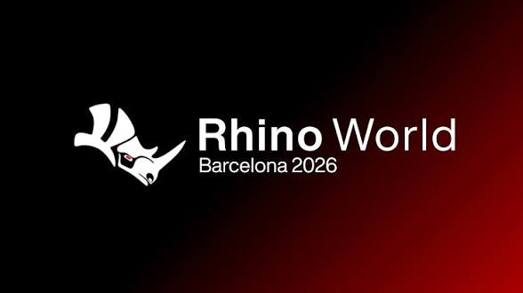Rhino World 2026 brings together the global Rhino and Grasshopper community for three days of talks, demonstrations, masterclasses, networking, and discussions about the future of computational design. The event will take place in Barcelona from October 21–23, 2026, bringing together McNeel teams, industry experts, computational designers, developers, trainers, and advanced Rhino users
