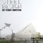 Official program cover for the 2027 Steel Competition by ACSA and AISC