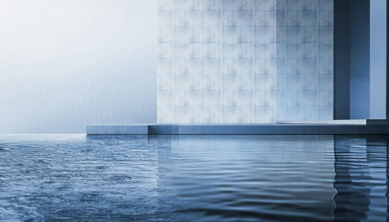 تحافظ Rain من Kengo Kuma وCeramica Francesco De Maio على أثر الرسم اليدوي.