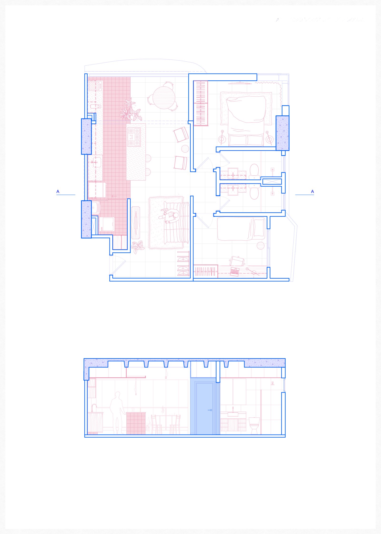 Layout and section.