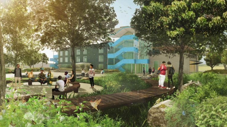 Runway Green outdoor education campus at Floyd Bennett Field