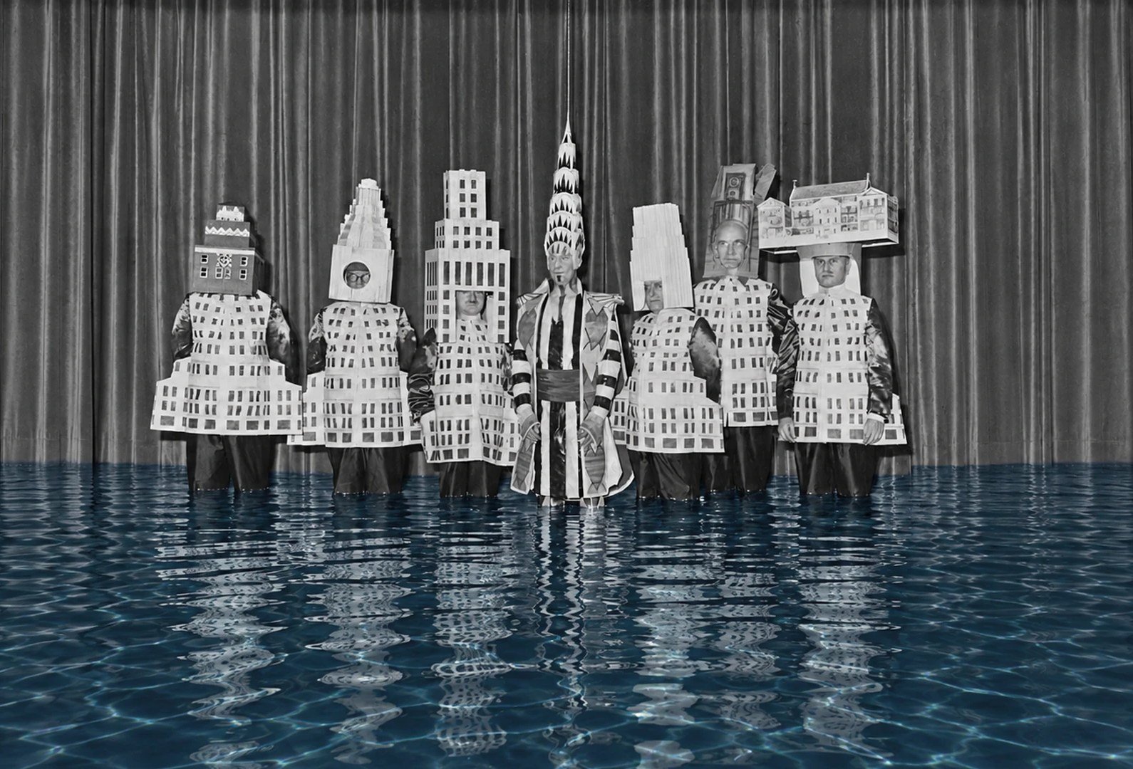 Figures of Architecture student design competition on climate resilience