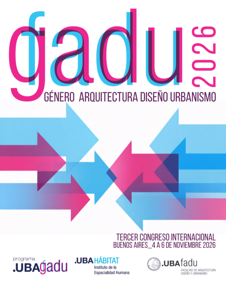GADU 2026: Gender, Architecture, Design and Urbanism