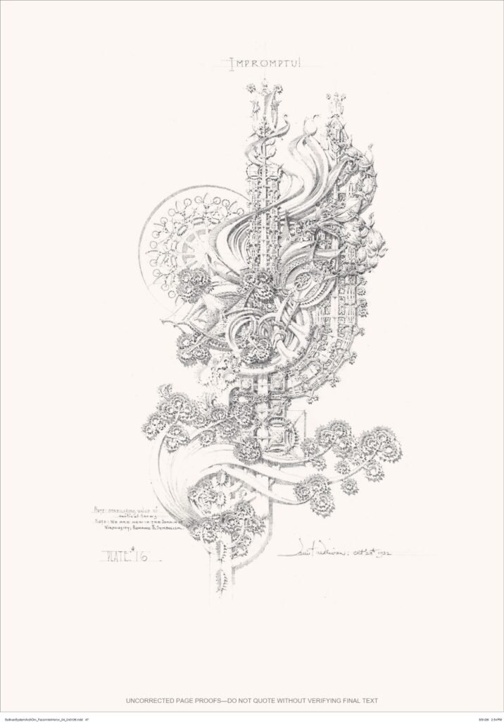 لوحة زخرفة معمارية من منشور سوليفان عام 1924.