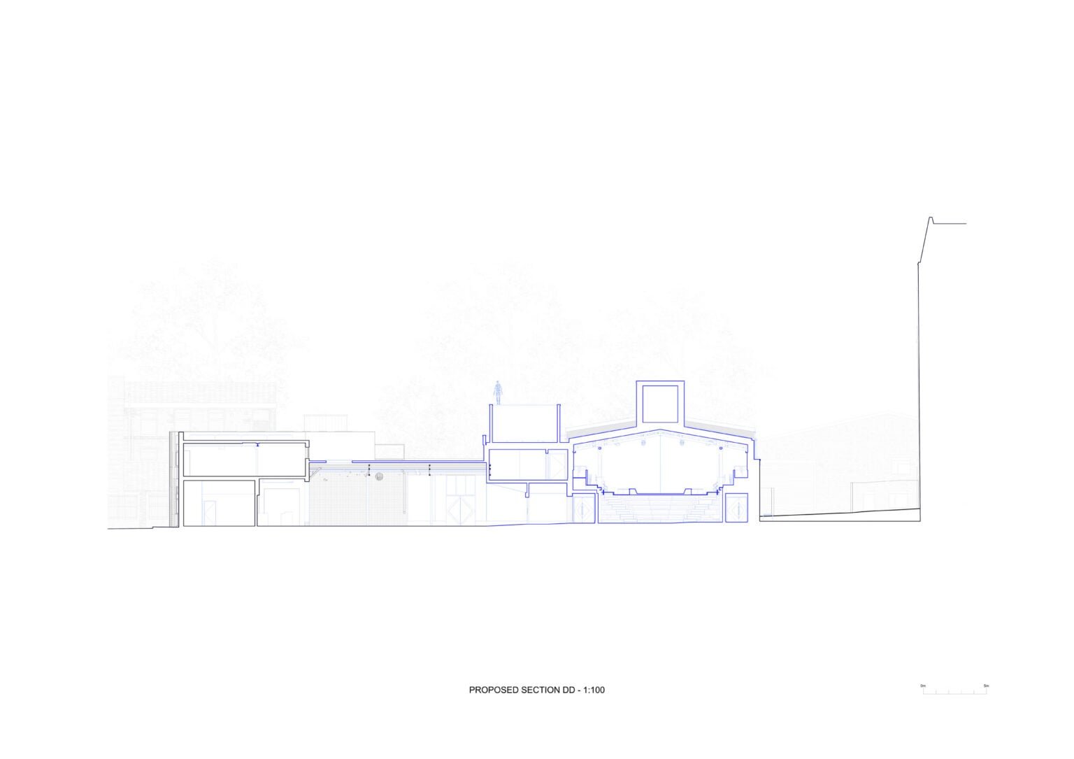 مخطط لمسرح The Yard