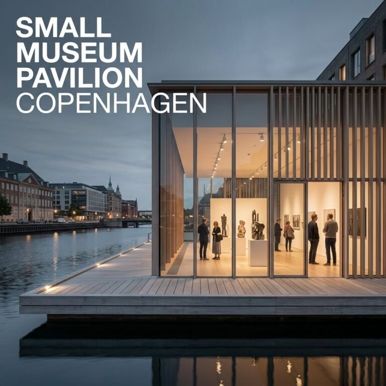 Official Archi Briefer competition image for Small Museum Pavilion in Copenhagen, Denmark