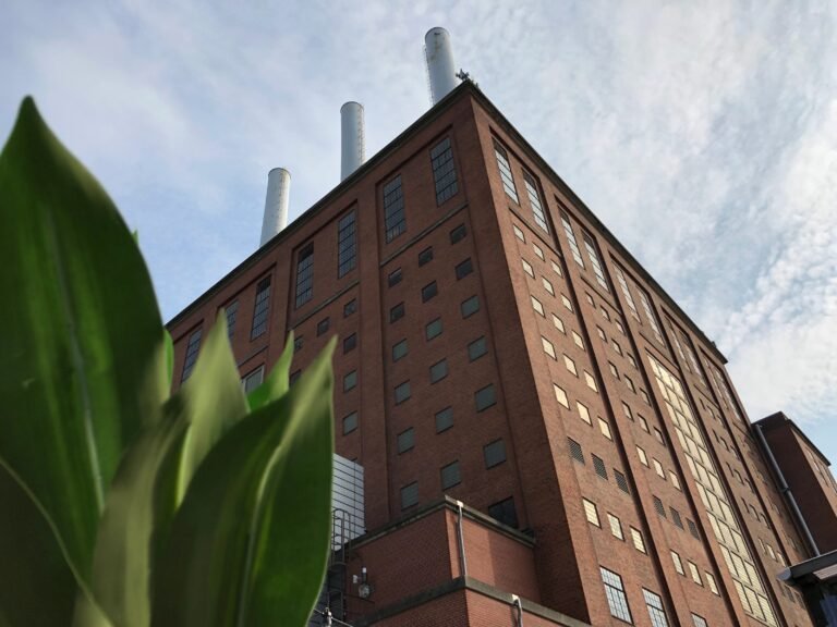 Exterior of Svanemølleværket, the former Copenhagen power station to become Denmark's new national technology museum
