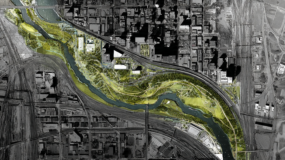 Urban River Reclamation Park official competition graphic
