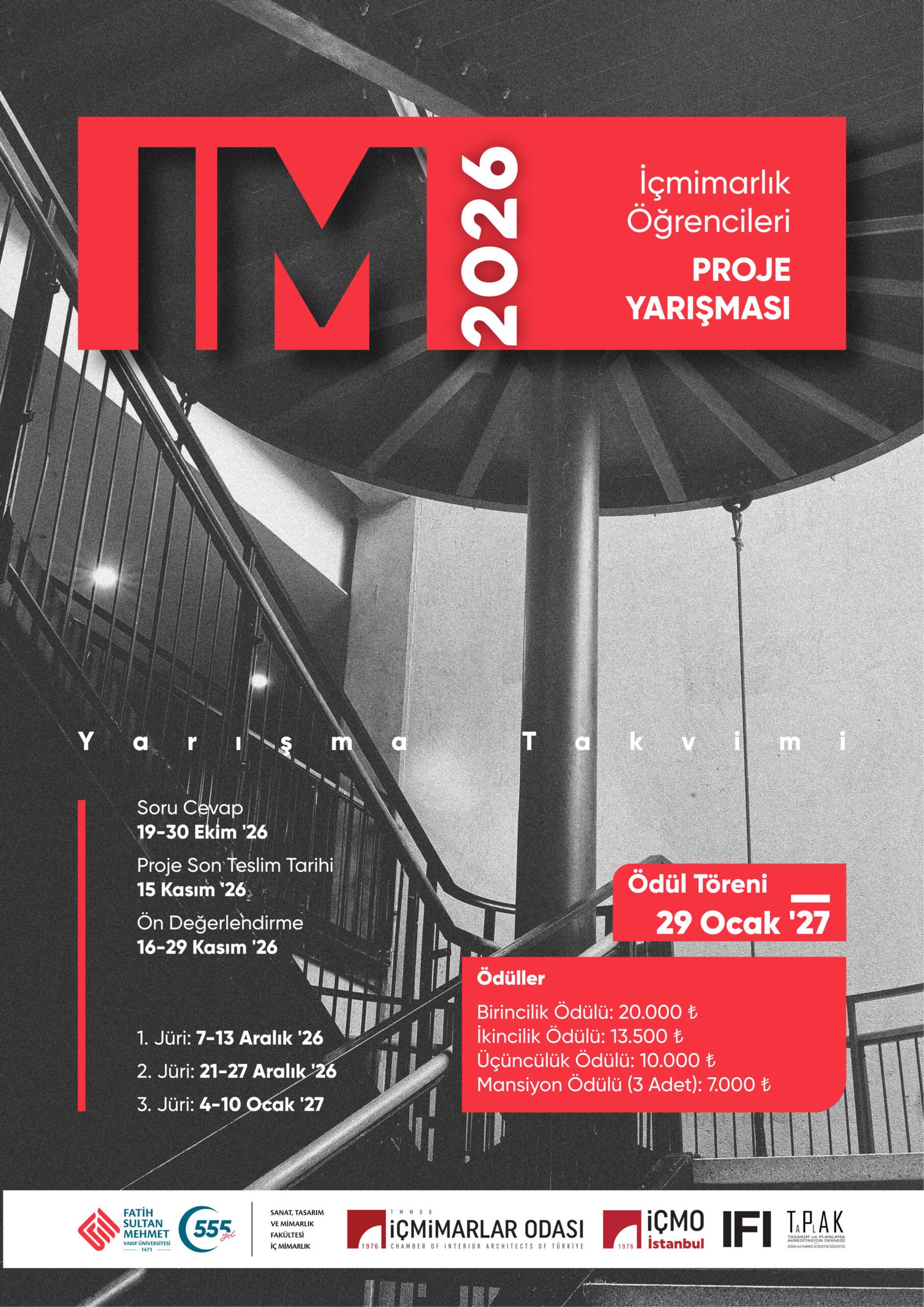 Official poster for the im2026 Interior Architecture Students Project Competition