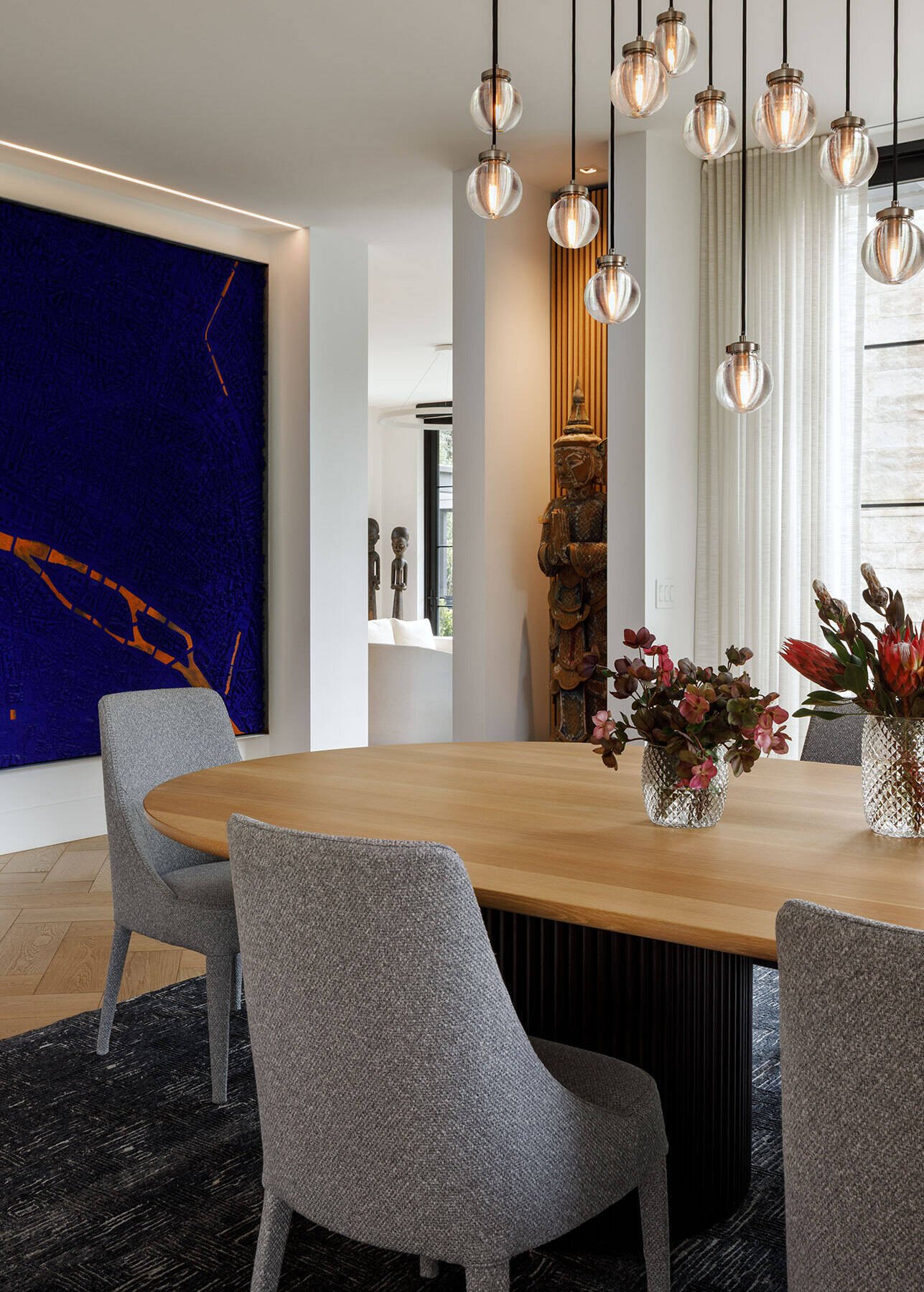 The dining-room collection includes Paris by Matthew Day Jackson.